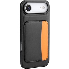 Ecruz iPhone 17 Air Kılıf Kartlıklı Kamera Yükseltili Silikon Ecrz