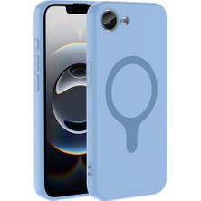 Rengareng iPhone 17E Kılıf Pastel Renkli Magsafe Kamera Yükseltili Silikon Mnc