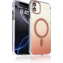 Rengareng iPhone 11 Kılıf Renk Geçişli Magsafe Kamera Yükseltili Silikon Mnc