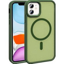 Zivo iPhone 11 Kılıf Magsafe Destekli Kamera Yükseltili Silikon Mat Parmak Izi Tutmayan Zıvo