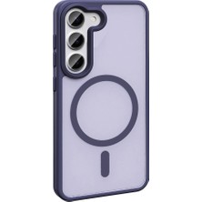 Khayra Galaxy S23 Fe Kılıf Magsafe Destekli Kamera Yükseltili Silikon Mat Parmak Izi Tutmayan Khyr