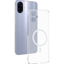 Mobilefix Galaxy A07 Kılıf Sararmaz Ultra Ince Sert Mika Magsafe Kamera Yükseltili Mbfx