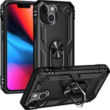 iPhone 13 Mini Kılıf Kamera Koruyucu Manyetik Standlı Tank Koruma Xemu