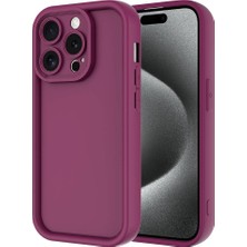 iPhone 15 Pro Kılıf Kamera Korumalı Kalın Silikon Üstün Koruma Xemu