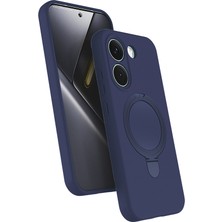 Xiaomi Poco X8 Pro Kılıf 360 Derece Döner Standlı Magsafe Kamera Lens Korumalı Silikon Xemu