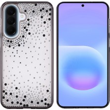 Galaxy A36 Kılıf Kamera Yükseltili Simli Damla Taşlı Silikon Xemu