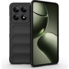 Effox Xiaomi 14T Kılıf Kamera Korumalı Esnek Silikon Parmak Şeritli Effx