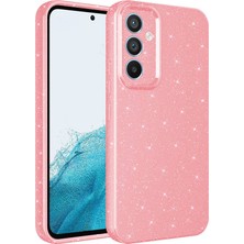 Galaxy S24 Kılıf Kamera Korumalı Simli Silikon Üstün Koruma Xemu