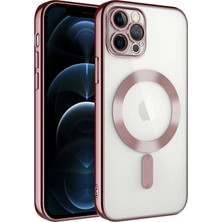Ottonova iPhone 11 Pro Max Kılıf Magsafe Kamera Lens Korumalı Logo Gösteren Ince Hafif Nova