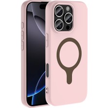 Mobilefix iPhone 16 Pro Kılıf Pastel Renkli Magsafe Kamera Yükseltili Silikon Mbfx