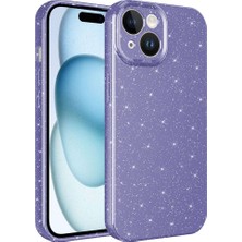 Zenith Works iPhone 15 Plus Kılıf Kamera Korumalı Simli Silikon Üstün Koruma Znth