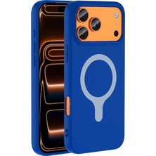 Effox iPhone 17 Pro Kılıf Pastel Renkli Magsafe Kamera Yükseltili Silikon Effx