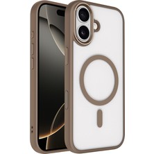 Effox iPhone 17 Kılıf Magsafe Şeffaf Arka Yüz Kamera Yükseltili Silikon Effx
