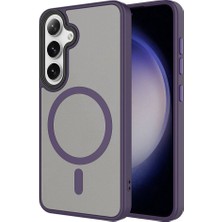 Zenith Works Galaxy S24 Kılıf Magsafe Destekli Kamera Yükseltili Mat Parmak Izi Tutmayan Silikon Znth