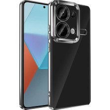 Sickossi Xiaomi Redmi Note 13 Pro 4g Kılıf Kamera Lens Korumalı Logo Gösteren Ince Hafif Scks