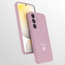 Uzaklarda Arama Galaxy A17 Kılıf 360 Derece Döner Standlı Magsafe Kamera Lens Korumalı Silikon Svtk