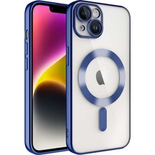 Techaks iPhone 14 Plus Kılıf Magsafe Kamera Lens Korumalı Logo Gösteren Ince Hafif Tchs