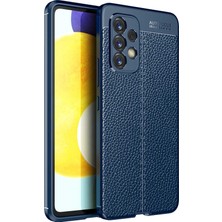 Techaks Galaxy A53 5g Kılıf Deri Görünümlü Silikon Kamera Korumalı Üstün Koruma Tchs