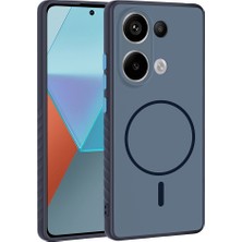 Techaks Xiaomi Redmi Note 13 Pro 4g Kılıf Kamera Lens Korumalı Magsafe Destekli Silikon Tchs