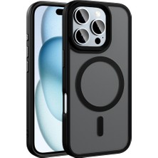 Techaks iPhone 16 Pro Kılıf Magsafe Destekli Kamera Yükseltili Mat Parmak Izi Tutmayan Silikon Tchs