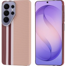Maks Technology Galaxy S26 Ultra Kılıf Ultra Ince Magsafe Karbon Fiber Görünümlü Ince Hafif Mkst