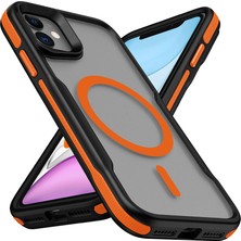 Techaks iPhone 12 Kılıf Magsafe Airbag Kamera Yükseltili Silikon Mat Parmak Izi Tutmayan Tchs