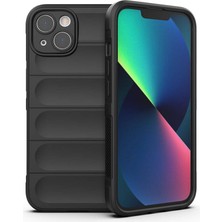 Systemcom iPhone 13 Kılıf Kamera Korumalı Esnek Silikon Parmak Şeritli Sys
