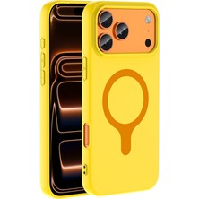 Tekno Grup iPhone 17 Pro Kılıf Pastel Renkli Magsafe Kamera Yükseltili Silikon Tkg