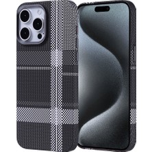 Systemcom iPhone 15 Pro Kılıf Ultra Ince Magsafe Karbon Fiber Görünümlü Ince Hafif Sys