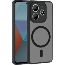 Systemcom Xiaomi Redmi Note 14 4g Kılıf Magsafe Kamera Korumalı Mat Parmak Izi Tutmayan Sys