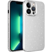 Systemcom iPhone 12 Pro Max Kılıf Kamera Korumalı Simli Silikon Üstün Koruma Sys