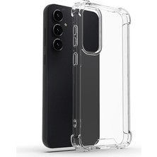 Alan Tech Galaxy S24 Fe Kılıf Darbe Önleyici Anti Shock Özellikli Kamera Korumalı Silikon Alt
