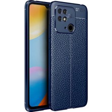 Sickossi Xiaomi Poco C40 Kılıf Deri Görünümlü Silikon Kamera Korumalı Üstün Koruma Scks