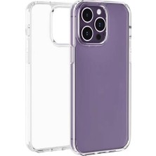 Alan Tech iPhone 15 Pro Max Kılıf Sararmaz Ultra Ince Sert Mika Kamera Yükseltili Alt
