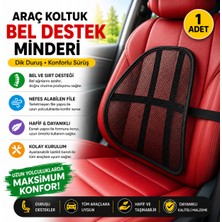 TUMKE Terletmez Fileli Bel Destek Yastığı Ortopedik Bel Destek Aparatı Fileli Ergonomik Bel Yastığı