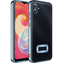 Farma Teknoloji Galaxy A04E Kılıf Kamera Lens Korumalı Logo Gösteren Ince Hafif Frm