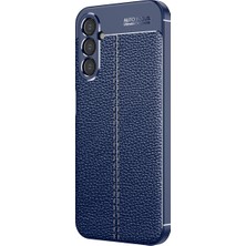 Galaxy A14 Kılıf Deri Görünümlü Silikon Kamera Korumalı Üstün Koruma Starkit