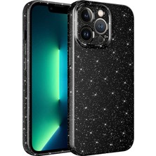 iPhone 12 Pro Max Kılıf Kamera Korumalı Simli Silikon Üstün Koruma Starkit