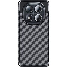 Xiaomi Redmi Note 14 Pro Plus Kılıf Karbon Görünümlü Silikon Kamera Korumalı Üstün Koruma Starkit