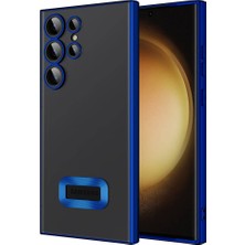 Systemcom Galaxy S23 Ultra Kılıf Kamera Lens Korumalı Logo Gösteren Ince Hafif Sys