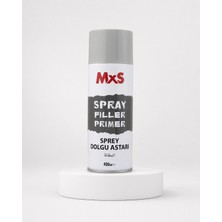 Mxs Sprey Dolgu Astar Gri 400ML Yüksek Kapatıcılık ve Kolay Uygulama Özellikli