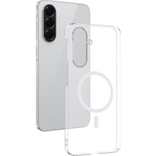 Ottonova Galaxy A27 Kılıf Sararmaz Ultra Ince Sert Mika Magsafe Kamera Yükseltili Nova