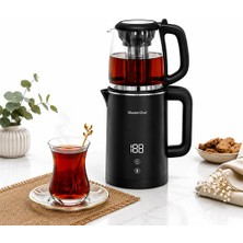 Masterchef Dijital Çay Makinesi 1700W Hem Kettle Hem Çaycı