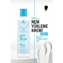 Bonacure Bc Clean Nem Yükleme Kremi 200 ml Vegan Formül Kuru Kıvırcık Saçlar için Yoğun Nemlendirici