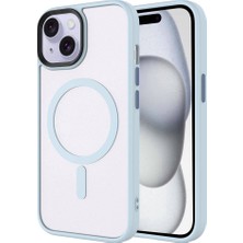 iPhone 15 Kılıf Magsafe Destekli Kamera Yükseltili Mat Parmak Izi Tutmayan Silikon Starkit