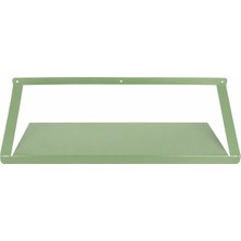 Alfafonet Ziglat 150 Serisi Endüstriyel Duvar Tipi Raf 700X200X150 mm Yeşil | 20 kg Taşıma Kapasiteli |