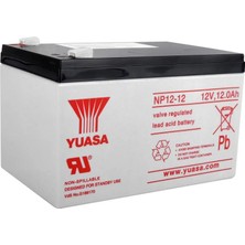 Yuasa NP12-12 - 12V 12 Ah Bakımsız Kuru Akü