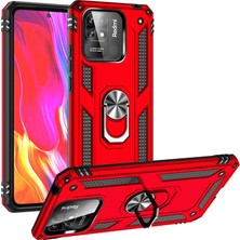 Systemcom Xiaomi Poco C40 Kılıf Kamera Koruyucu Manyetik Standlı Tank Koruma Sys