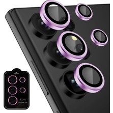 S24 Ultra / S23 Ultra Kamera Lens Koruyucu (Mor)
