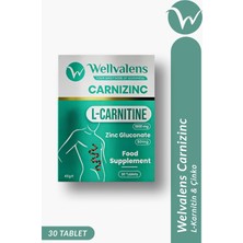 Wellvalens Carnizinc L-Karnitine 1000 mg + Çinko Desteği 30 Tablet